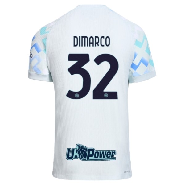 Inter Milan Dimarco 32 Bortedraktsett 2025-2026 Fotballdrakter Inter Milan Dimarco 32 Bortedraktsett 2025-2026 Fotballdrakter