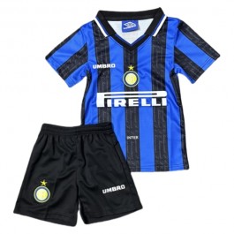 Inter Milan Hjemmedrakt Barn Retro 1997-1998 Fotballdrakter