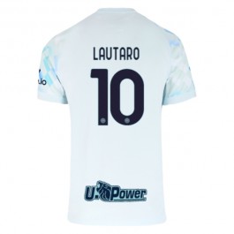 Inter Milan Lautaro 10 Bortedrakt 2025-2026 Fotballdrakter
