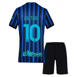 Inter Milan Lautaro 10 Hjemmedrakt Barn 2025-2026 Fotballdrakter
