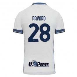 Inter Milan Pavard 28 Bortedrakt 2024-2025 Fotballdrakter