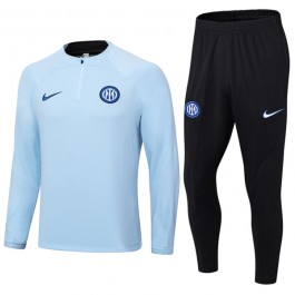 Inter Milan Treningsdresser 2023-24 - 1-4 Zip Blå