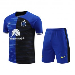 Inter Milan Treningstrøye Dress Barn 2024-25 - Shorts Blå