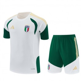 Italia Treningsdrakt + Shorts Barn 2026-27 Hvit