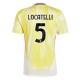 Juventus Locatelli 5 Bortedrakt 2024-2025 Fotballdrakter