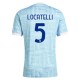 Juventus Locatelli 5 Bortedrakt 2025-2026 Fotballdrakter