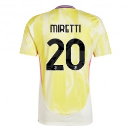 Juventus Miretti 20 Bortedrakt 2024-2025 Fotballdrakter