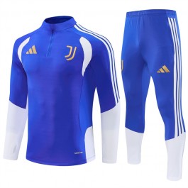 Juventus Tracksuit Barn 2026-27 - 1-4 Zip Blå