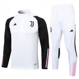 Juventus Treningsdresser 2023-24 - 1-4 Zip Hvit