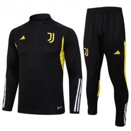 Juventus Treningsdresser 2023-24 - 1-4 Zip Svart