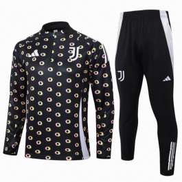 Juventus Treningsdresser 2024-25 - 1-4 Zip Svart