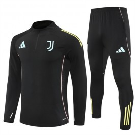 Juventus Treningsdresser Barn 2025-26 - 1-4 Zip Svart