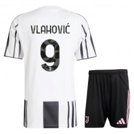 Juventus Vlahović 9 Hjemmedraktsett Barn 2025-2026 Fotballdrakter