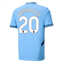 Manchester City Bernardo 20 Hjemmedrakt 2024-2025 Fotballdrakter