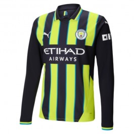 Manchester City Bortedrakt 2024-2025 L/S Fotballdrakter