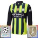 Manchester City Bortedrakt Champions League With Patch 2024-2025 L/S Fotballdrakter