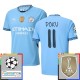 Manchester City Doku 11 Hjemmedrakt Champions League With Patch 2024-2025 Fotballdrakter