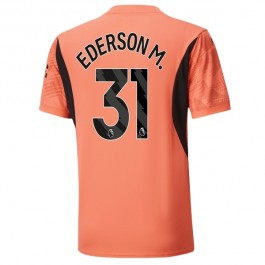 Manchester City Ederson M. 31 Keeper Bortedrakt 2024-2025 Fotballdrakter