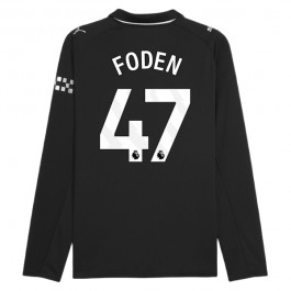 Manchester City Foden 47 Bortedrakt 2025-2026 L/S Fotballdrakter