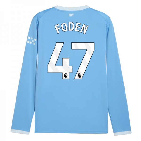 Manchester City Foden 47 Hjemmedrakt 2026-2027 Langermet Manchester City Foden 47 Hjemmedrakt 2026-2027 Langermet