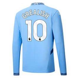 Manchester City Grealish 10 Hjemmedrakt 2024-2025 L/S Fotballdrakter