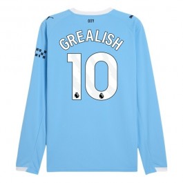 Manchester City Grealish 10 Hjemmedrakt 2025-2026 L/S Fotballdrakter
