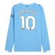 Manchester City Grealish 10 Hjemmedrakt 2025-2026 L/S Fotballdrakter