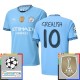 Manchester City Grealish 10 Hjemmedrakt Champions League With Patch 2024-2025 Fotballdrakter