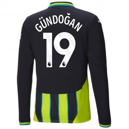 Manchester City Gündoğan 19 Bortedrakt 2024-2025 L/S Fotballdrakter