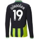 Manchester City Gündoğan 19 Bortedrakt 2024-2025 L/S Fotballdrakter