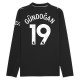 Manchester City Gündoğan 19 Bortedrakt 2025-2026 L/S Fotballdrakter