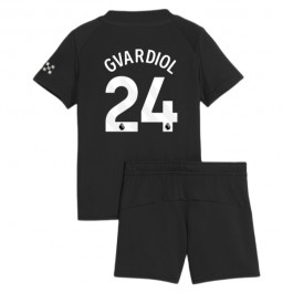 Manchester City Gvardiol 24 Bortedrakt Barn 2025-2026 Fotballdrakter