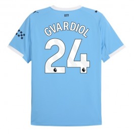 Manchester City Gvardiol 24 Hjemmedrakt 2025-2026 Fotballdrakter