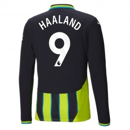 Manchester City Haaland 9 Bortedrakt 2024-2025 L/S Fotballdrakter
