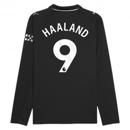 Manchester City Haaland 9 Bortedrakt 2025-2026 L/S Fotballdrakter