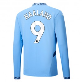 Manchester City Haaland 9 Hjemmedrakt 2024-2025 L/S Fotballdrakter