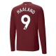 Manchester City Haaland 9 Tredjedrakt 2024-2025 L/S Fotballdrakter