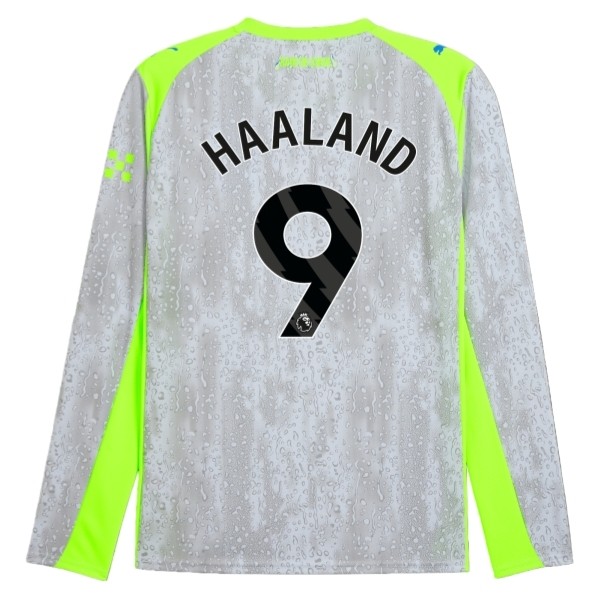 Manchester City Haaland 9 Tredjedraktsett 2025-2026 Langermet Fotballdrakter Manchester City Haaland 9 Tredjedraktsett 2025-2026 Langermet Fotballdrakter