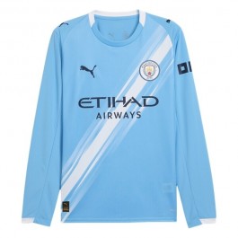Manchester City Hjemmedrakt 2025-2026 L/S Fotballdrakter