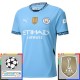Manchester City Hjemmedrakt Champions League With Patch 2024-2025 Fotballdrakter