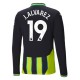 Manchester City J.Alvarez 19 Bortedrakt 2024-2025 L/S Fotballdrakter