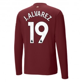 Manchester City J.Alvarez 19 Tredjedrakt 2024-2025 L/S Fotballdrakter