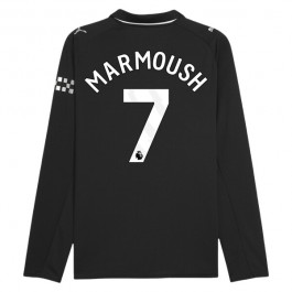 Manchester City Marmoush 7 Bortedrakt 2025-2026 L/S Fotballdrakter