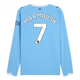 Manchester City Marmoush 7 Hjemmedrakt 2025-2026 L/S Fotballdrakter