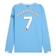 Manchester City Marmoush 7 Hjemmedrakt 2025-2026 L/S Fotballdrakter