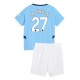 Manchester City Matheus N. 27 Hjemmedrakt Barn 2024-2025 Fotballdrakter