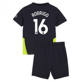 Manchester City Rodrigo 16 Bortedrakt Barn 2024-2025 Fotballdrakter