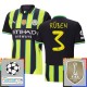 Manchester City Rúben 3 Bortedrakt Champions League With Patch 2024-2025 Fotballdrakter