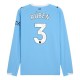 Manchester City Rúben 3 Hjemmedrakt 2025-2026 L/S Fotballdrakter