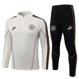 Manchester City Tracksuit Barn 2026-27 - 1-4 Zip Beige